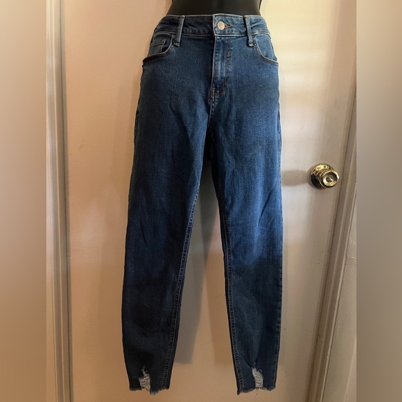 Old Navy Blue Super Skinny Jeans – Size 6, Stretch Fit with Pockets - Picture 1 of 4
